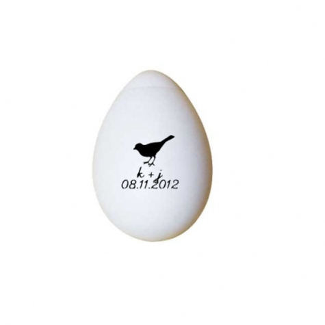 K And J Wedding Egg Shakers